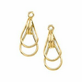 14K Yellow 23x10 mm Earring Jackets